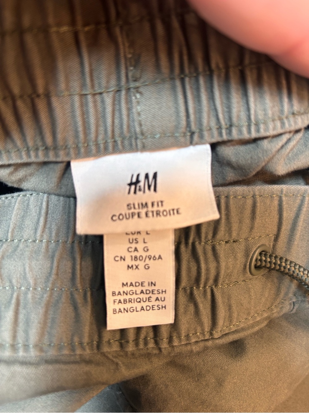 Men's khaki green Cargo Jogger Pants - Casual Utility - Picture 4 of 9